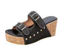 Zapato Para Mujer Slider Da Donna Dimensión Pantuflas Elegantes Para Mujer Sandalias De Verano Zapatos Cómodos Ligeros Y Cómodos El Tiempo Libre Sandalias De Verano Cuero Con cómodas Y Ortopédicas