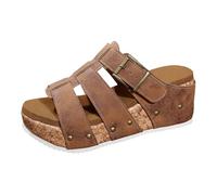 Zapato Para Mujer Slider Da Donna Dimensión Pantuflas Elegantes Para Mujer Sandalias De Verano Zapatos Cómodos Ligeros Y Cómodos El Tiempo Libre Sandalias De Verano Cuero Con cómodas Y Ortopédicas
