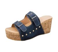 Zapato Para Mujer Slider Da Donna Dimensión Pantuflas Elegantes Para Mujer Sandalias De Verano Zapatos Cómodos Ligeros Y Cómodos El Tiempo Libre Sandalias De Verano Cuero Con cómodas Y Ortopédicas
