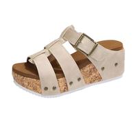 Zapato Para Mujer Slider Da Donna Dimensión Pantuflas Elegantes Para Mujer Sandalias De Verano Zapatos Cómodos Ligeros Y Cómodos El Tiempo Libre Sandalias De Verano Cuero Con cómodas Y Ortopédicas