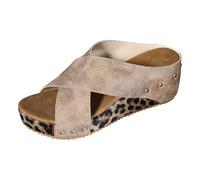 Zapato Para Mujer Slider Da Donna Dimensión Pantuflas Elegantes Para Mujer Sandalias De Verano Zapatos Cómodos Ligeros Y Cómodos El Tiempo Libre Sandalias De Verano Cuero Con cómodas Y Ortopédicas