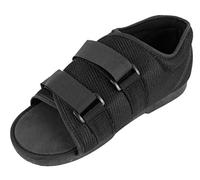 Zapato post-quirúrgico, Ambidiestro, Cierre de velcro, Talla 37-38, Color Negro