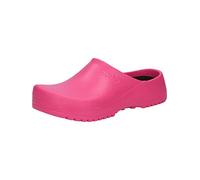 Zapato Profesional Tipo Sueco Super Birki de Poliuretano Color Negro Black con Plantilla de Corcho y Lino, Raspberry Sorbet, 38 EU