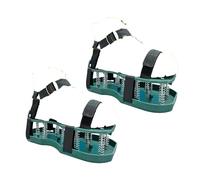 Zapatos aireadores de césped, calzado ajustable con resorte para airear césped y tierra, fácil de usar para mantenimiento de jardín y patio