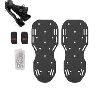 Zapatos aireadores de césped para césped, zapatos aireadores de césped, 2 zapatos de aireación para césped, aireadores de pinchos de césped, zapatos premontados remachados ajustables, herramienta de