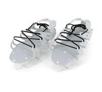 Zapatos aireadores de césped, sandalias con pinchos resistentes, zapatos de aireación ajustables, zapatos de césped con pinchos, zapatos de aireación de césped, sandalias de aireación para patio,