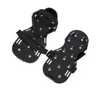 Zapatos aireadores de zapatos resistentes con 13 picos de metal de 28 mm para una penetración segura del suelo, aireación de jardín, zapatos aireadores con picos de metal