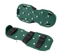 Zapatos aireadores para el cuidado del césped con eje de metal fuerte, aireador de vidrio para propietarios de viviendas para mejorar la aireación del suelo y el desarrollo de las raíces