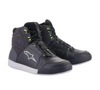 Zapatos Alpinestars 2543123-1015-8 Chrome Drystar 8 Negro/Gris Oscuro/Amarillo