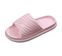 Zapatos altos negros para mujer, par de verano, multicolor, para el hogar, antideslizantes, para interiores, baños, playa, talla grande, parte inferior suave, zapatos de caminar para mujer