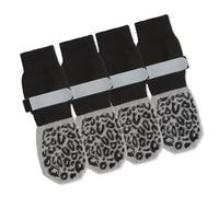 Zapatos antideslizantes para mascotas con correas a prueba de masticación elásticas para suelos de madera dura y patas de temporada para perros pequeños