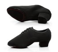 Zapatos baile hombre Zapatos De Baile Latino For Hombre, For Salón, Tango, Salsa, Tacones 3,5/5 Cm Zapatos de baile latino para hombre(Black-2S 4cm,45 (27.5cm))