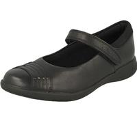 Clarks Etch Beam K, Zapatos Niñas, Negro (Black Leather), 29.5 EU