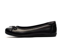 Zapatos Ballerina Para Mujeres Cipriata Eria Casual De Piel Slip-On Negros