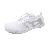 Zapatos Barefoot Zapatos de agua para mujeres y hombres, deportivos descalzos para playa, deportivos de verano exteriores, senderismo, natación, playa, río, Calzado Barefoot Mujer (White, 42)