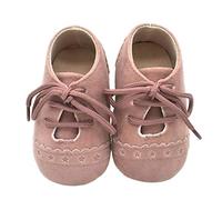 Zapatos Bebé Niña 2019 SHOBDW Zapatos Bebé Niño Verano Suela Suave Antideslizante Zapatillas Ata para Arriba Zapatos Bajos Linda Zapatos Bebé Recién Nacida Zapatos Bebe Primeros Pasos(Rosa,0~6)