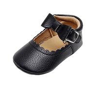 Zapatos Bebe Primeros Pasos-Zapatos Individuales para NiñAs PequeñAs, Zapatos De Primeros Pasos con, Correa De Hebilla, Zapatos De Princesa Transpirables De Fondo para NiñOs PequeñOs