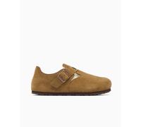 Zapatos BIRKENSTOCK London Shearling Suede Leather Narrow para mujer Marrón 40