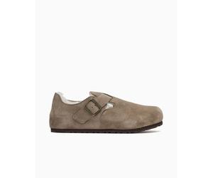 Zapatos BIRKENSTOCK London Shearling Suede Leather Regular Unisex Beige 42