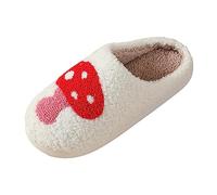Zapatos Botas Mujer Cómodo Hogar Lindo Dibujos Animados Amor Forma Invierno Algodón Zapatillas Hombres Y Mujeres Pareja Modelos Grueso Piso Caliente Algodón Zapatillas Zapatos Mujer 37., Rd3, 41 EU