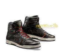 Zapatos Botín Zapatillas en Bicicleta Negro Stylmartin Hierro la Piel Hidrófugo