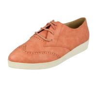 Mujer Spot On Zapatos Oxford con Cordones