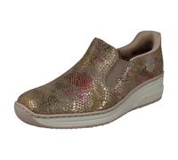 Zapatos Casual De Punta Cuadrada Con Suela De Cuña Rieker Para Dama - 48761