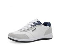 Zapatos Casual Hombre Cordones Bajos Suela Ligera Zapatillas Moda Trabajo | Cierre cordones, empeine PU liso, suela EVA amortiguadora, ligero, zapatos de oficina para diario