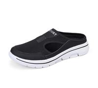 Zapatos Casual Mujer - Casual Sneakers Mujer - Zapatos Casuales Sin Cordones para Mujer Mocasines De Verano De Malla Transpirable Zapatillas Cómodas De Tacón Medio para Caminar Yoga Y Escuela