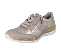 Zapatos Casual Rieker Para Mujer Con Cordones Y Cremallera Lateral - N4221