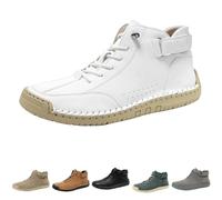 Zapatos casuales altos para hombre de línea clásica, zapatos de zorro acolchados, suela de goma, antideslizantes, zapatos deportivos transpirables, Negro , 38 EU