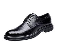 Zapatos casuales británicos, zapatos de cuero puntiagudos, color negro, bruñido, zapatillas de deporte antideslizantes para exteriores, zapatos casuales, zapatos de negocios, clásicos, antideslizantes