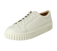 Clarks 261778174, Zapatillas Mujer, Off White Lea, 42 EU