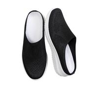 Zapatos Casuales de Mujer para Uso Diario, Sandalias cómodas de Suela Suave con diseño de Punta Abierta, Primavera y Verano. Sandalias Cuñas Mujer Negras