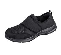 Zapatos Casuales Femeninos Ligeros de Punto diseño sin Cordones para Uso Diario Elegantes y cómodos Ideales para recuperación y mamás (Black, 38)