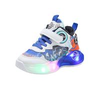 Zapatos Casuales LED para Niños,Diseño Informal y Juvenil Luces seguras duraderas Brillantes vistosas Suela Estable al Caminar Carga USB fácil práctica Actividades Aire Libre # L