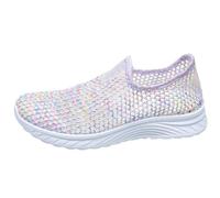 Zapatos casuales ligeros con diseño transpirable y suela suave y cómoda para el uso diario., violeta, 37 EU