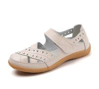 Zapatos casuales para mujer, cómodos y elegantes para uso diario, ideales para primavera y verano, beige, 44 EU