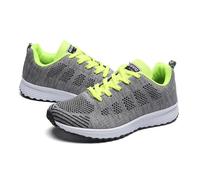 Zapatos casuales para mujer con correa de malla, zapatos redondos planos para mujeres conscientes de la moda, verde, 41 EU