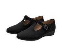 Zapatos casuales para mujer elegantes zapatos ortopédicos con correa de hebilla zapatos deportivos clásicos de encaje con tacón de cuña zapatos casuales cómodos zapatos de verano anchos zapatos de