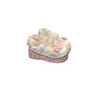 Zapatos casuales para mujer para niños pequeños, sandalias de plataforma con diseño de hadas, ideales para el día a día, tiempo libre, escuela, zapatos para pies pequeños, Blanco, 36 EU