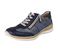 Zapatos Casuales Para Mujer Rieker Con Cordones Y Cierre Lateral; N4221