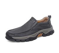 Zapatos Casuales para Uso Diario: cómodos Zapatos para Exteriores sin Cordones con Suela Duradera, fáciles de Poner y Quitar, para el Fin de Semana. (Grey, 45)