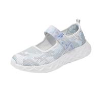 Zapatos casuales Slip-on transpirables con suela suave, ligeros y cómodos para caminar todos los días en verano., Cielo azul., 42 EU