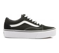 Zapatos Chica Mujer VANS old skool platform VN0A3B3UY281 Blanco Negro Zapatillas