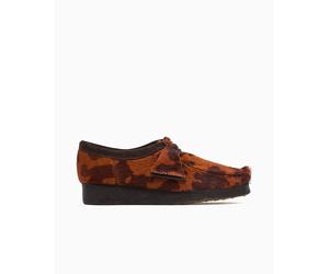 Zapatos Clarks Wallabee Hair On Cow Print para mujer Ref. 26183072 Color Marrón Animal Print Talla 39