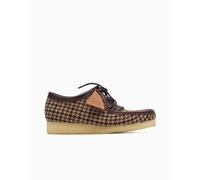 Zapatos Clarks Wallabee Harris Tweed Pack para hombre Marrón 44.5