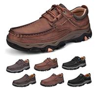 Zapatos Comfymore for Hombres, Zapatos ortopédicos for Caminar, Mocasines de Cuero Genuino, Zapatos de Cuero ortopédicos (Color : Light Brown A, Size : 42)