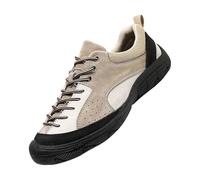 Zapatos cómodos unisex mocasines ergonómicos zapatillas deportivas Invisible Altura Increased Color sólido Suela suave Zapatos de tela ortopédica Transpirables Clásicos Driving Penny Zapatos, caqui