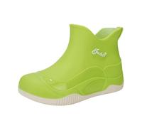 Zapatos cómodos y elegantes para los pies sensibles Women's Rain Boots Water Shoes Top Rubber Shoes Casual And Fashionable All Outdoor Work Fishing Car Washing Kitchen No Zapatos de invierno Tacón